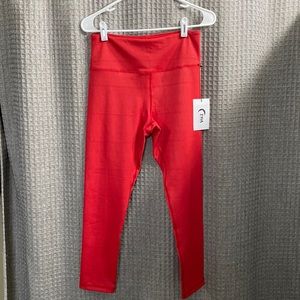 Zyia Size 8-10 Red Venom Light and Tight 24” NWT